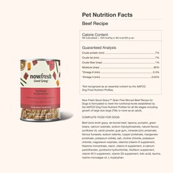 Now Fresh Good Gravy Minced Grain-Free Beef Wet Dog Food, 12.5-oz can, case of 12 slide 2 of 7