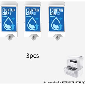 PETKIT Ever Sweet Ultra Cube Automatic Cat Fountain Accessory, Small, 3 count