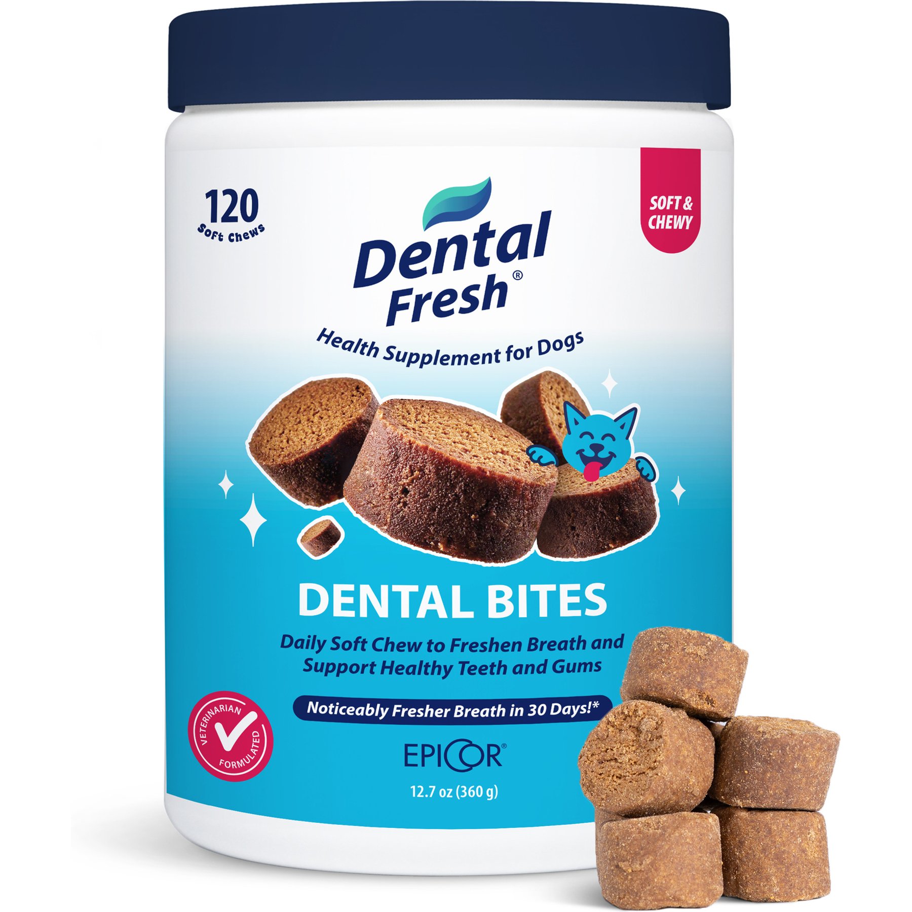 Dental Fresh Soft Chew Dental Supplement for Dogs, 120 count