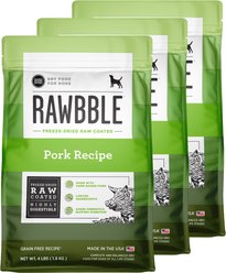BIXBI RAWBBLE Fresh Pork Recipe Limited Ingredient Grain-Free Dry Dog Food, 12-lb bundle