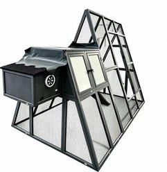 Coziwow Triangular with Nest Box & Run Area Chicken Coop
