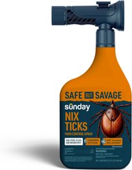 Sunday Nix Ticks Tick Spray for Yards, 32- fl oz bottle