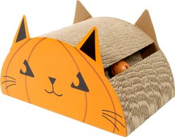 Kitty City Pumpkin Spice Catnip Scratcher Bell Cat Toy, Orange