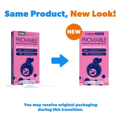 Show full view: Nutramax Proviable Probiotics & Prebiotics Digestive Health Supplement for Dogs, 30 mL paste, 10 capsules slide 3 of 11