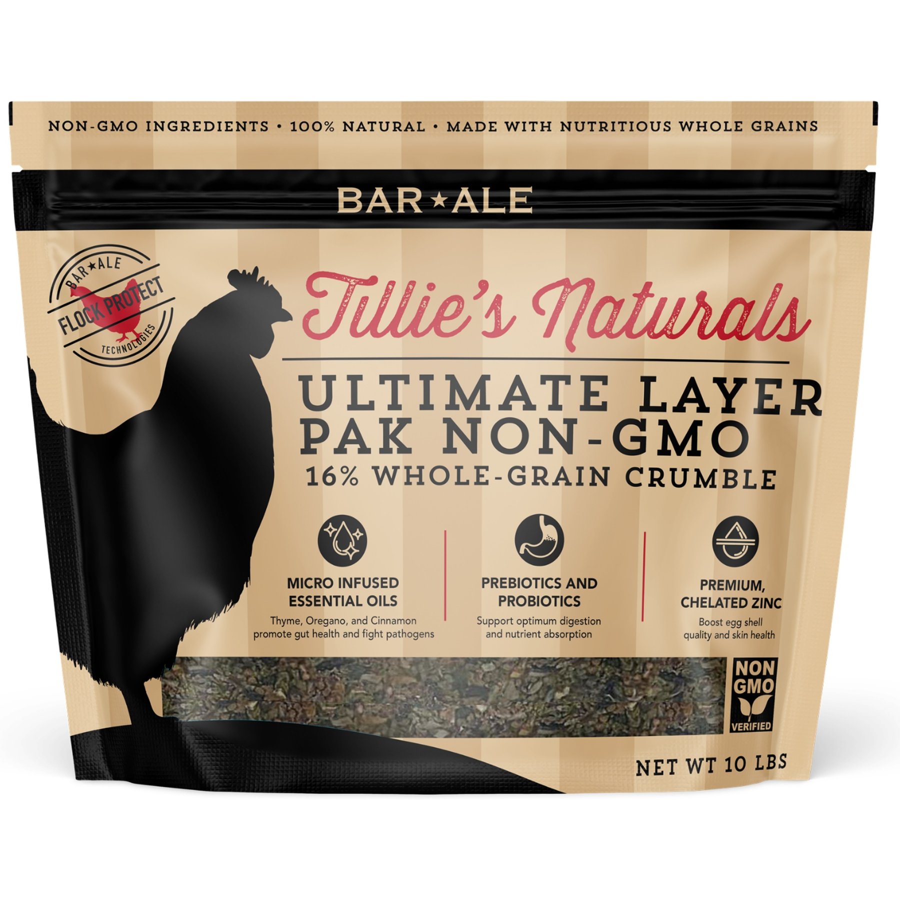 Bar ALE 16% Ultimate Layer Pak Crumble Non-GMO Chicken Treats, 10-lb bag