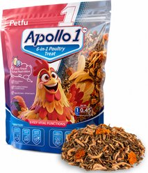 Petfu Apollo1 Series 6-in-1 Poultry Treat Mix High Protein Dry Food Chicken & Bird Treats, 1-lb bag slide 1 of 7