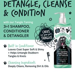 Bugalugs Pet Care 3 in 1 Tangle Tame Detangler Dog Shampoo, 16.9-fl oz bottle slide 2 of 5