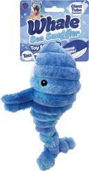 Bow-Wow Pet Squeaky Plush Whale Dog Toy