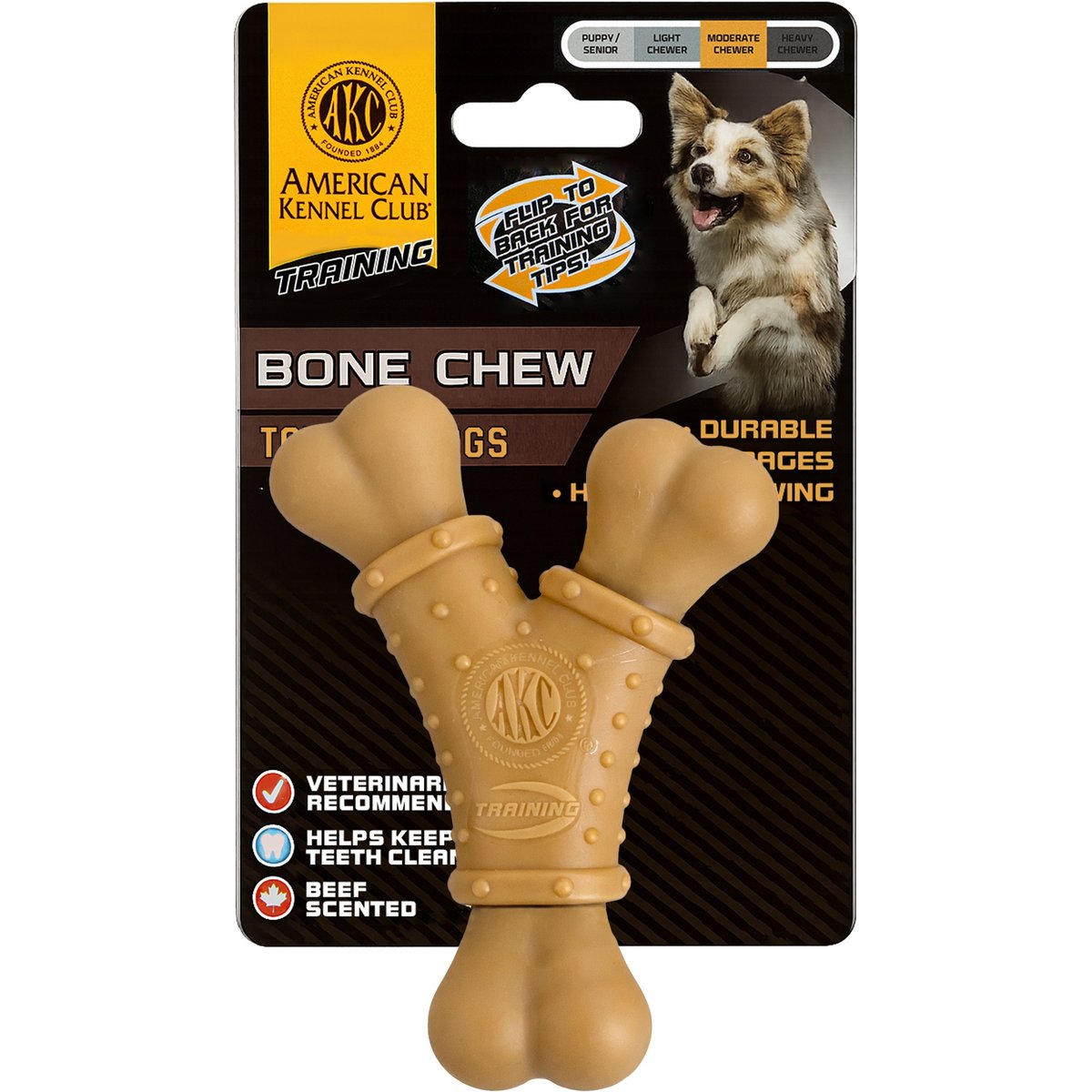 American Kennel Club Y-Shaped Bone Dog Chew Toy