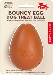 Kikkerland Bouncy Egg Treat Ball Dog Toy