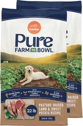 CANIDAE Pure Farm To Bowl Pasture-Raised Lamb & Sweet Potato Recipe Dry Dog Food, 44-lb bundle