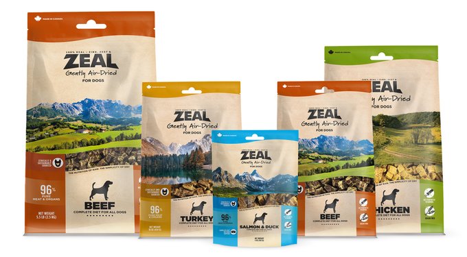 ZEAL Beef Recipe Grain-Free Gently Air-Dried Dog Food, 1-lb bag