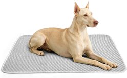 Golopet Detachable Washable Cooling Dog Crate Mat, Grey, Large: 39 x 27-in