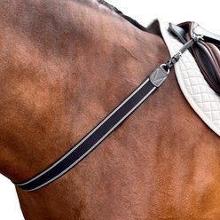 Ace Equestrian Pro4mance Com4rt Stretch Elastic Breast Collar, Black slide 2 of 2