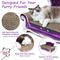 Show in main carousel: MALOROY Couch Shaped Cat Scratcher Sofa Bed, Large, Purple slide 3 of 8