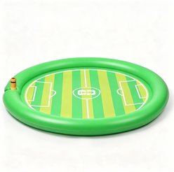 FIFA Aqua Sprinkling Pool Dog Mat, Green, Large: 59.1 x 0.39-in
