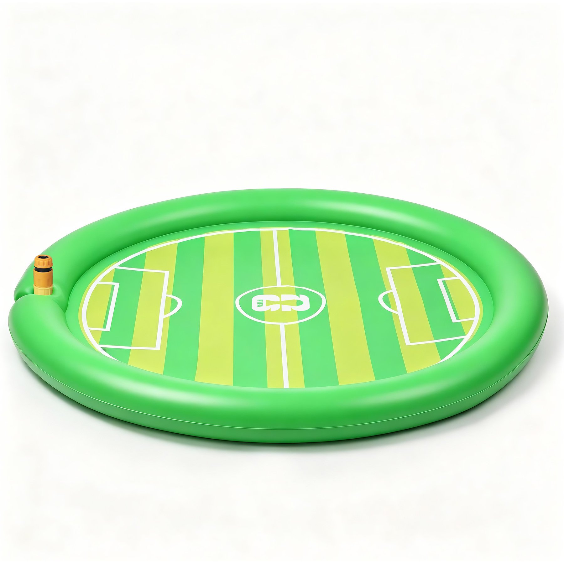 FIFA Aqua Sprinkling Pool Dog Mat, Green, Large: 59.1 x 0.39-in