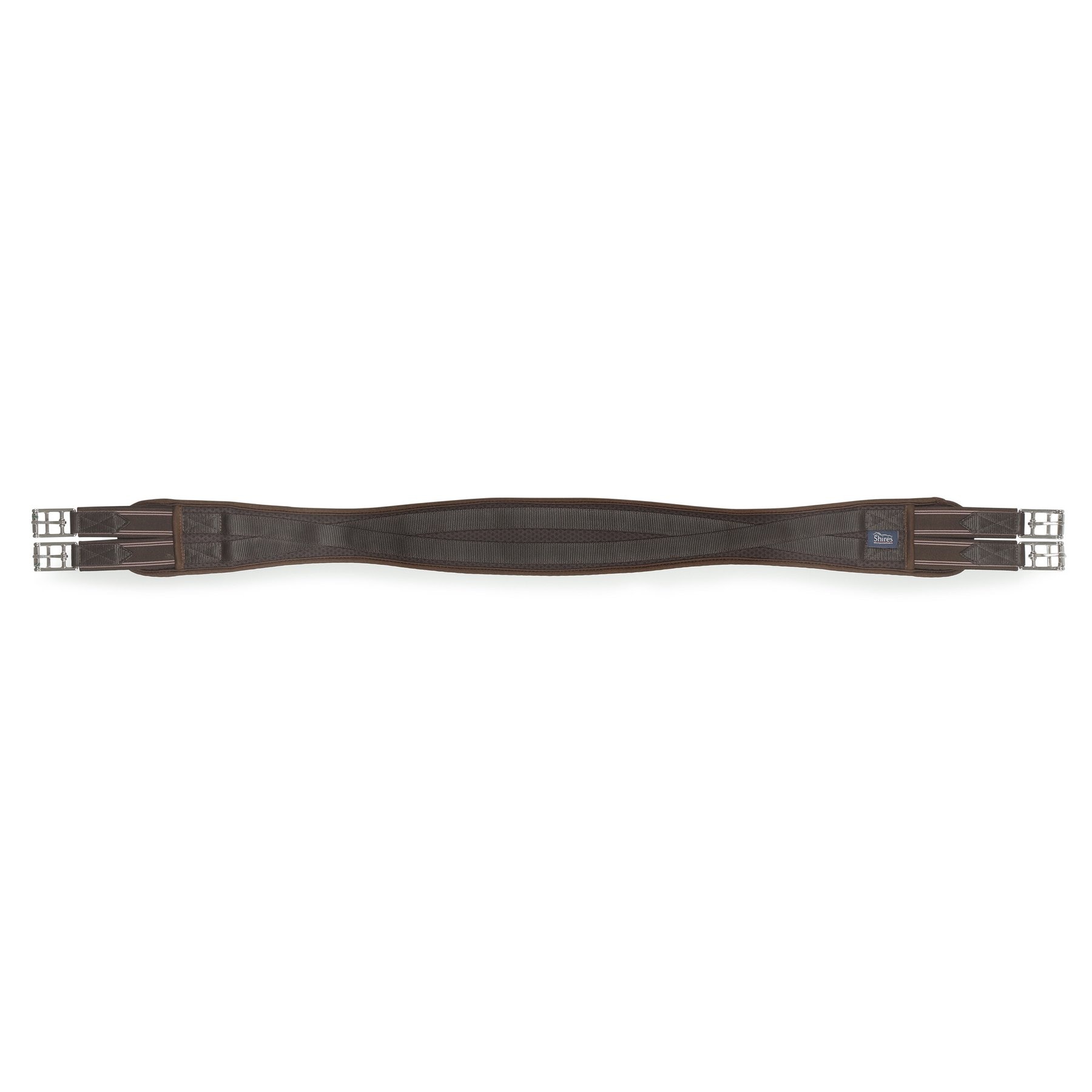 Shires Equestrian Products ARMA Airflow Elastic Horse Girth, Brown, 46-in