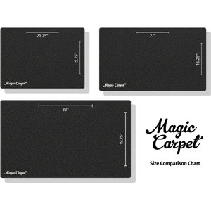 Magic Carpet Aquarium Cleaning Mat, Black, Small: 15.75 x 21.25-in