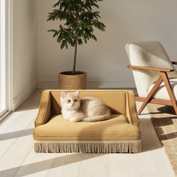 Bencmate Princess Novelty Sofa Dog Bed, Yellow