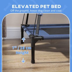 Bencmate Portable Chew Resistant Elevated Dog Bed, Blue slide 2 of 8