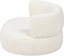 Bencmate Plush Sofa Dog Bed, White slide 2 of 5