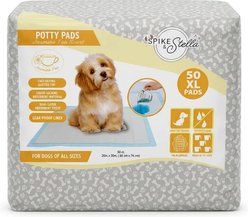 Spike & Stella Protector Dog Training Pads, Jasmine Tea Scented, X-Large: 26 x 30-in, 50 count