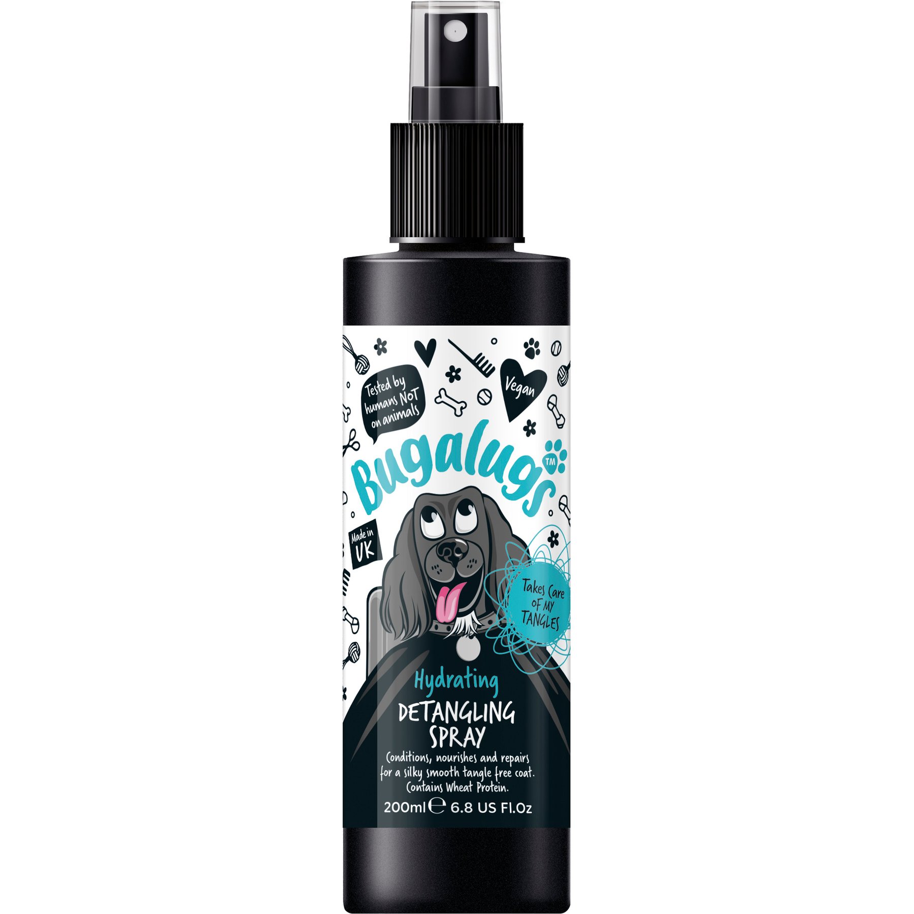Bugalugs Pet Care Original FF Detangling Dog Grooming Spray, 6.76-fl oz bottle