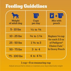 Pedigree Adult Roasted Lamb & Vegetable Flavor Dry Dog Food, 40-lb bag slide 2 of 9