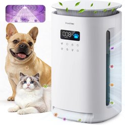 Provirtec H13 True HEPA Filter Air Purifier for Pet Odor, White