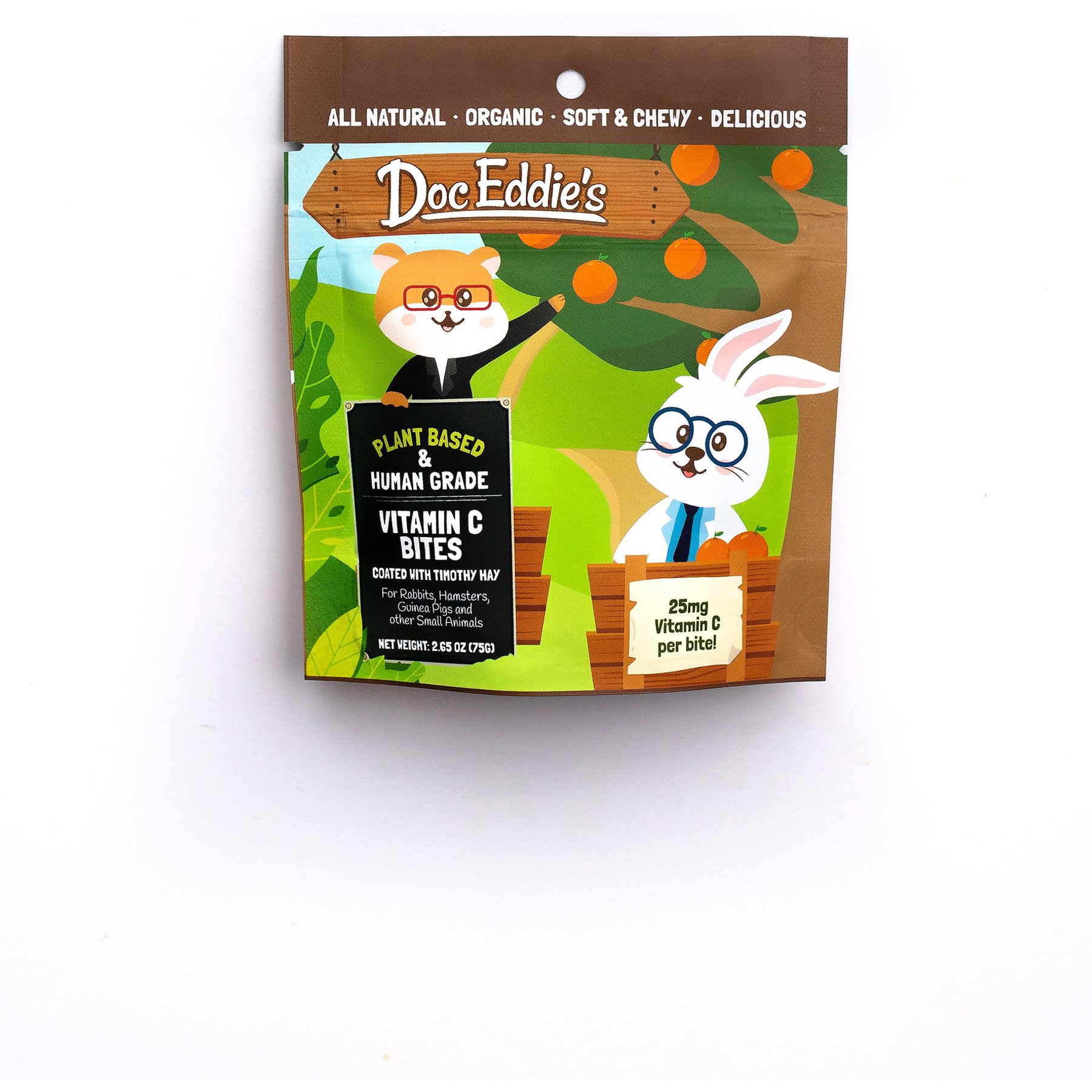 Doc Eddie's Vitamin C Bites Small Pet Treats, 2.65-oz bag