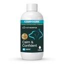 VetriScience Composure Calm & Confident Thunderstorms Support Unflavored Liquid Calming & Anxiety Supplement for Dogs & Cats, 8‑fl oz bottle