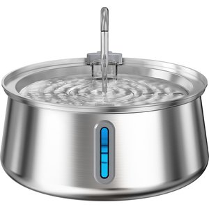 ONEISALL PW03 Automatic Stainless Steel Cat Water Fountain, Medium