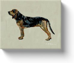 Art Barke by Chelsea McShane Art Bloodhound Canvas Print, 10 x 8-in