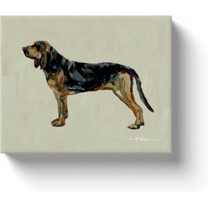 Art Barke by Chelsea McShane Art Bloodhound Canvas Print, 10 x 8-in