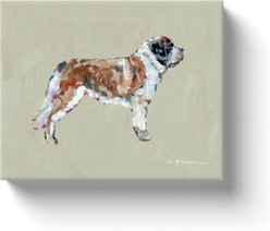 Art Barke by Chelsea McShane Art Saint Bernard Canvas Print, 10 x 8-in
