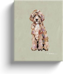 Art Barke by Chelsea McShane Art Classic Goldendoodle Canvas Print, 10 x 8-in
