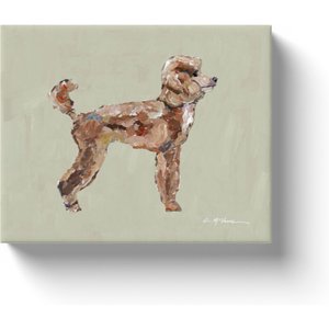Art Barke by Chelsea McShane Art Apricot Poodle Canvas Print, 10 x 8-in