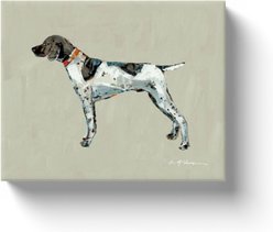 Art Barke by Chelsea McShane Art German Shorthaired Pointer Standing Canvas Print, 10 x 8-in