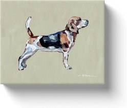 Art Barke by Chelsea McShane Art Beagle Canvas Print, 10 x 8-in