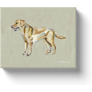 Art Barke by Chelsea McShane Art Yellow Labrador Canvas Print, 10 x 8-in