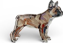 Art Barke by Chelsea McShane Art Fawn French Bulldog Acrylic Tabletop, 6 x 5-in
