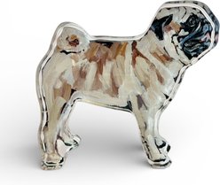 Art Barke by Chelsea McShane Art Fawn Pug Acrylic Tabletop, 6 x 5-in