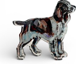 Art Barke by Chelsea McShane Art English Springer Spaniel Acrylic Tabletop, 6 x 5-in