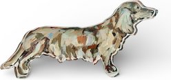 Art Barke by Chelsea McShane Art Blonde Dachshund Acrylic Tabletop, 8 x 4-in