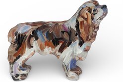 Art Barke by Chelsea McShane Art Cavalier King Charles Blenheim Acrylic Tabletop, 7 x 4-in