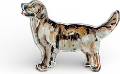 Art Barke by Chelsea McShane Art Dark Golden Retriever Acrylic Tabletop, 7 x 5-in