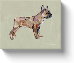 Art Barke by Chelsea McShane Art Fawn French Bulldog Canvas Print, 10 x 8-in