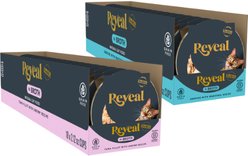 Reveal Tuna with Shrimp in Broth + Sardine with Mackerel in Broth Flavored Wet Cat Food