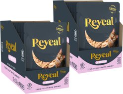 Reveal Natural Grain-Free Tuna with Shrimp in Broth Flavored Wet Cat Food, 2.47-oz pouch, bundle of 24 